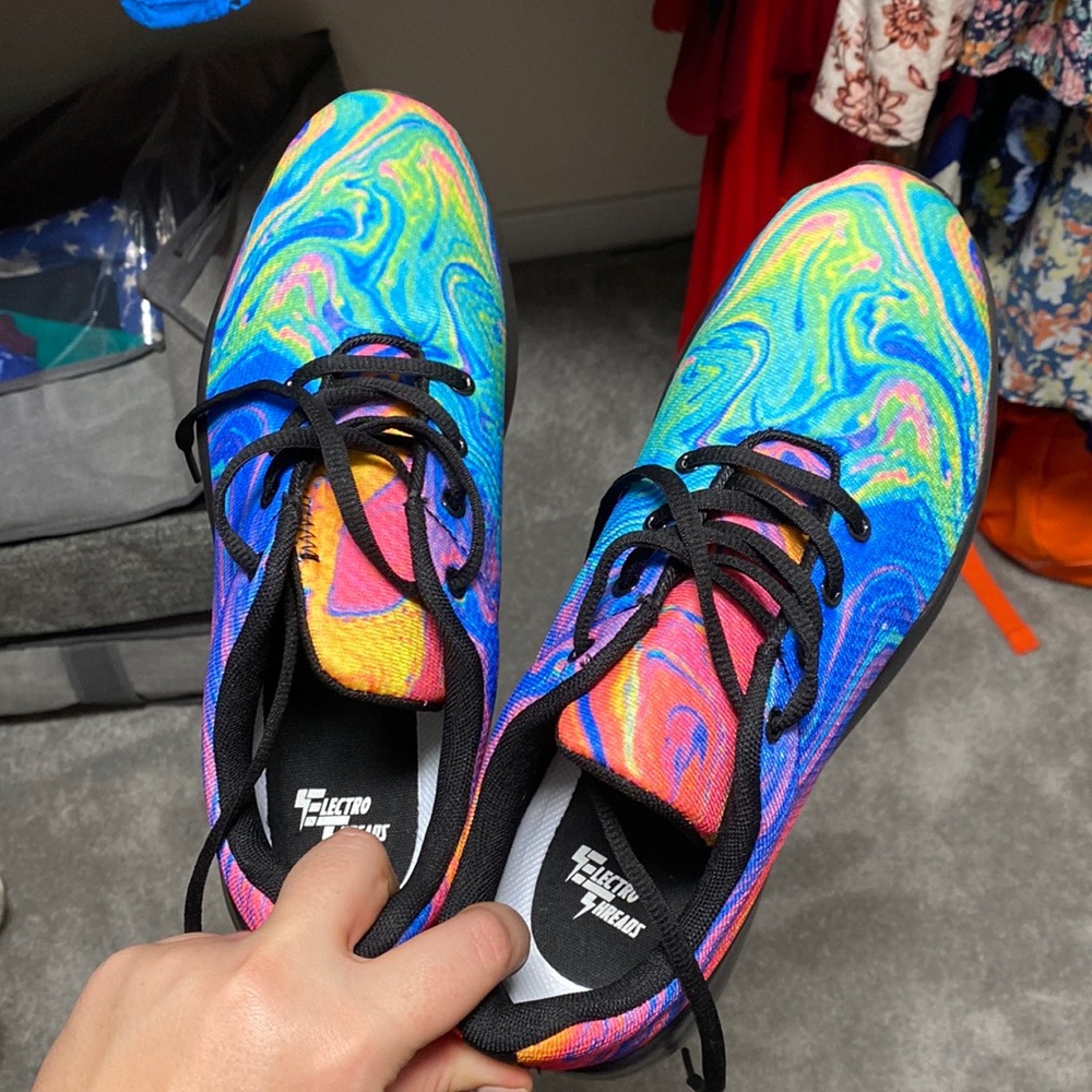 Electro Threads Tie Dye Sneakers NEW